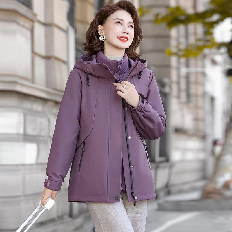 

Winter New Arrival Plus Size Women s Down Coat - 90% White Duck Down, Loose Fit, Mom Style, for Middle-aged and Elderly Women XL (110-125 lbs)
