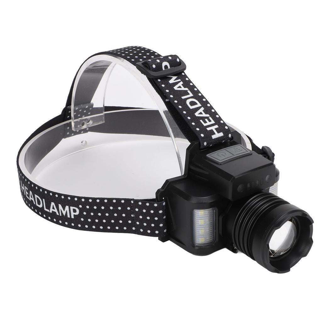30W LED Headlamp Rechargeable Water Resistant Super Bright White Laser LED Zoomable Headlamp with