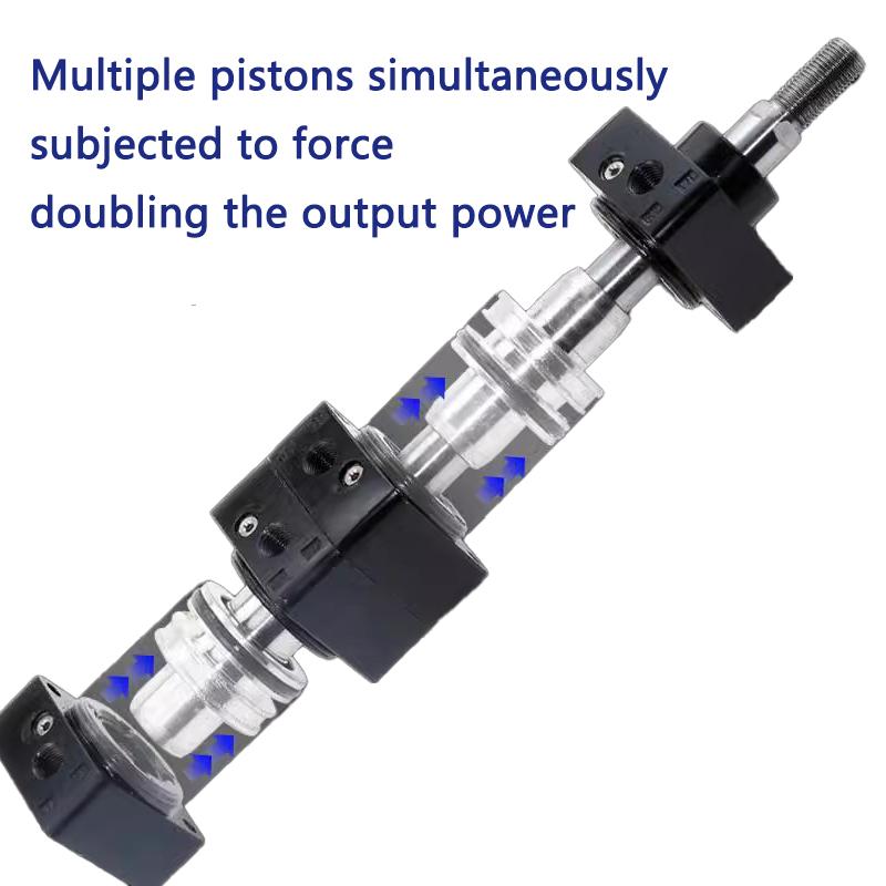 SCT Multiplier Pneumatic Cylinder SCT 50/63/80/100/125 Standard Adjustable Stroke Multi Position High Thrust