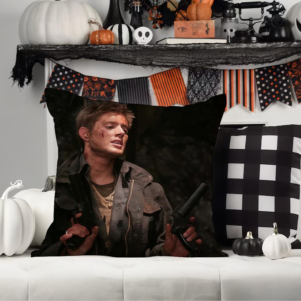 Movie Role D-Dean W-Winchester Pillow Case Office Cushions Suitable For Sofa Car Bedroom Decorative Cushion Cover