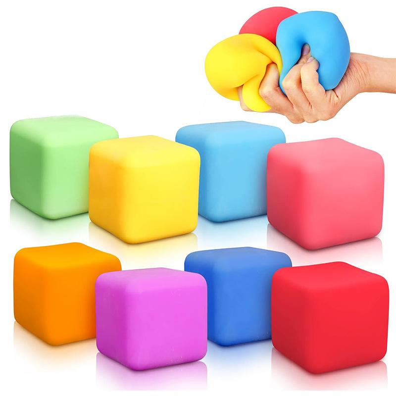 Small Ice Cube Cube Water Cube Maltose Pinch Music Stress Cube Decompression Toy