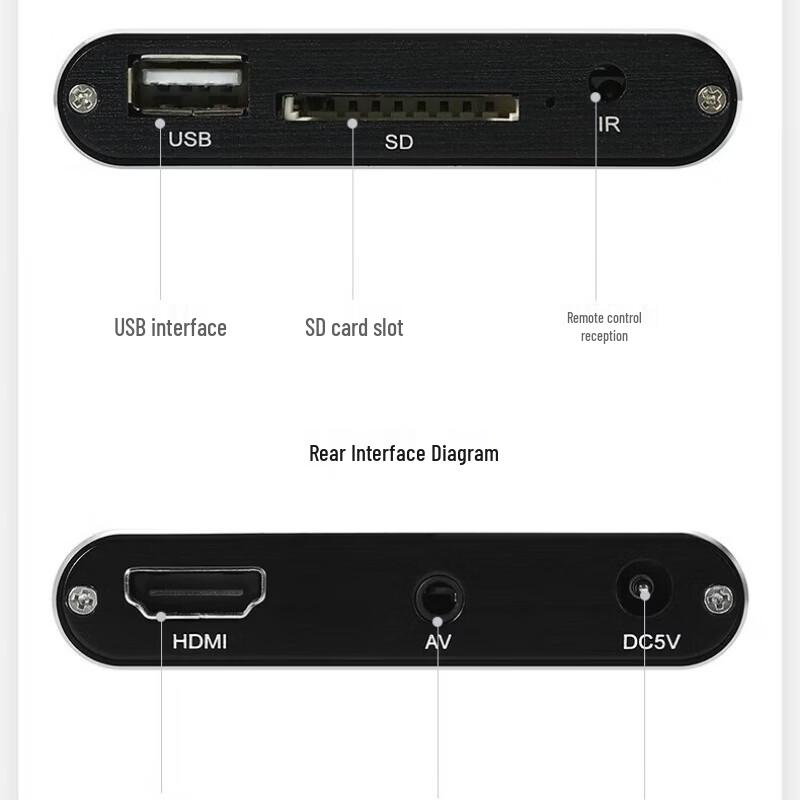 MANYTEL X18 4K HD Media Player (CN version)