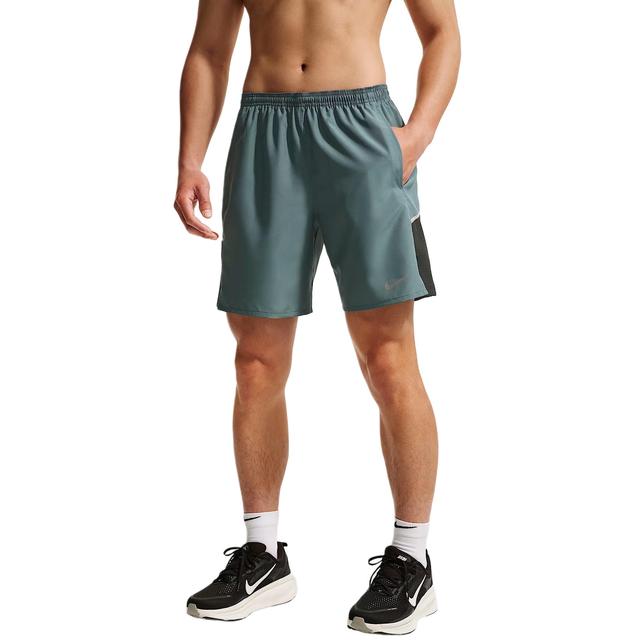 Мужские беговые шорты Nike Dri-Fit, отводящие влагу, быстросохнущие, светоотражающие, дышащие, облегающие, шорты IF2057-382 S