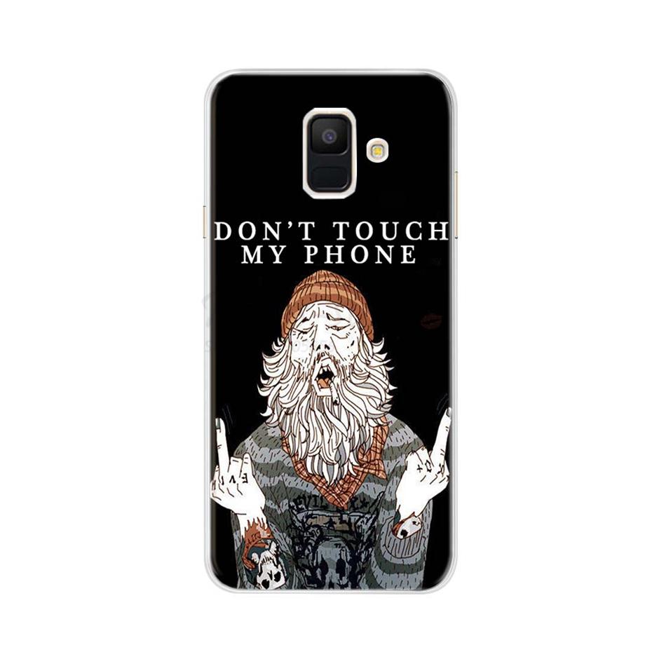 Case For Samsung Galaxy A6 2018 Transparent Cartoon Soft TPU Silicone Phone Cases Back Cover For Samsung Galaxy A6 A 6 Plus 2018