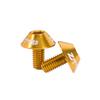 ZTTO Bicycle Bottle Cage Bolt Aluminum alloy M5x10mm Screw Black red purple gold green M5 UltraLight hex Allen Key Socket screws 6