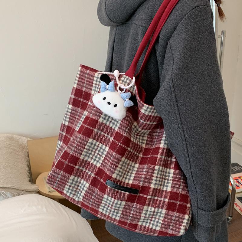 British-style Double Bread, Large-capacity, Laid-back Tote Bag