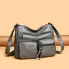 Dámská taška Vintage taška přes rameno Vícekapsá velkokapacitní taška crossbody