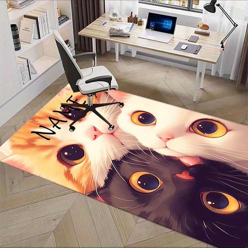 Cute, Fluffy, Adorable Office Carpet Soft Polyester Entrance Carpet Washable Non slip Machine Washab