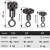 10Pcs Fishing Swivels 3-Way Copper Fishing Connector Saltwater Fishing Rolling Bearing Swivel Hook For Carp Tackle Accessories