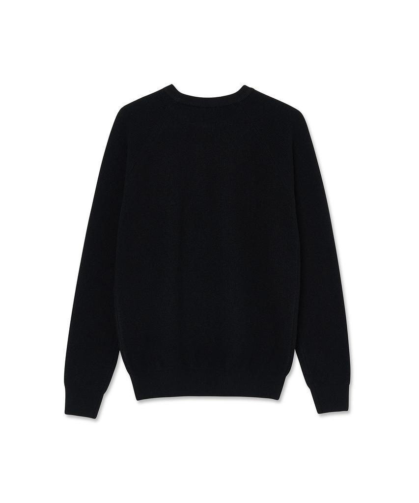 IOLO Soft Raglan Crewneck_Black
