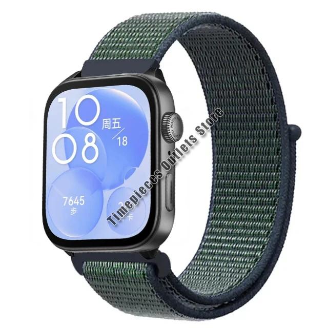 Nylon Loop Strap For Huawei Watch Fit 3 Sport Breathable Replacement Bracelet Wristband For Huawei Watch Fit 3 Belt Accessories