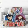 Fairy Tail Blankets Soft Warm Flannel Throw Blanket Cover for Bed Living Room Picnic Travel Home Sofa