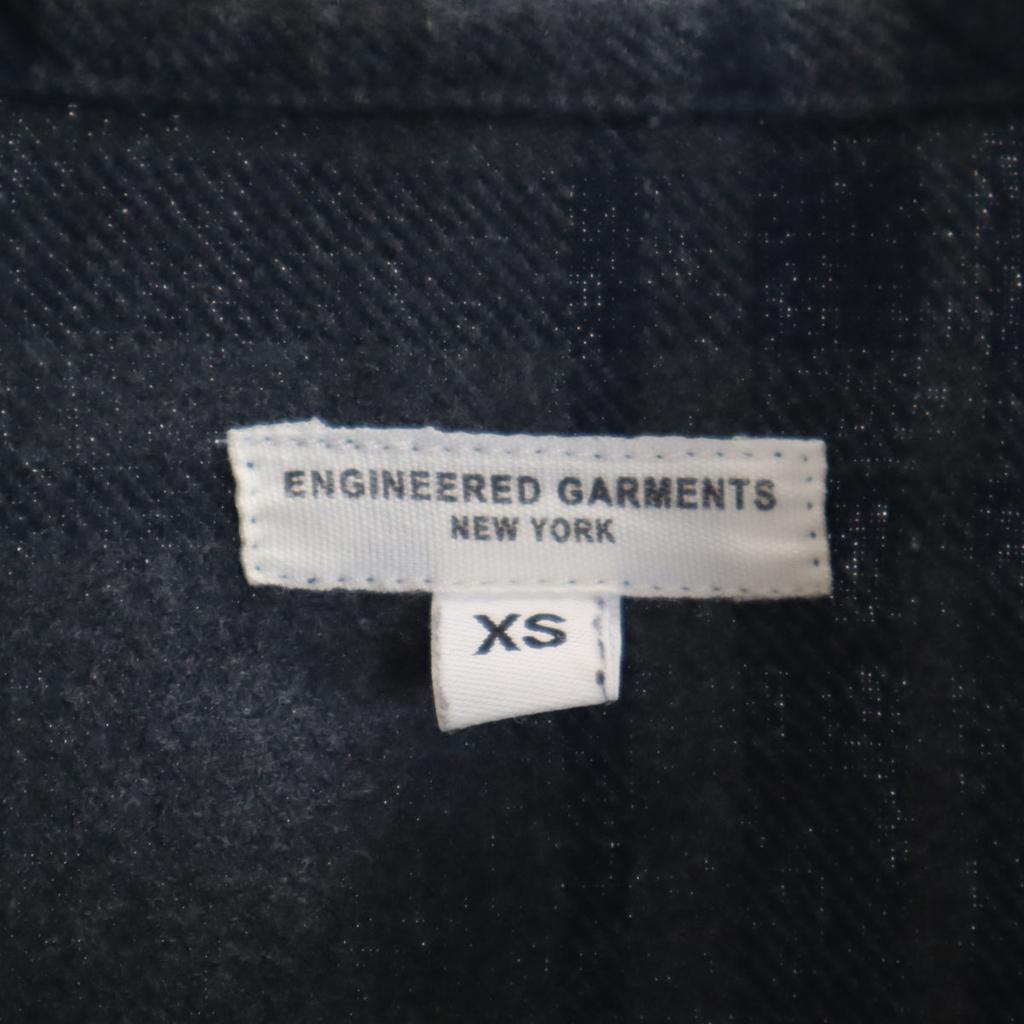 ENGINEERED GARMENTS Check Pattern Long Sleeve Shirt XS Gray Men's Used