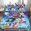 Set Biancheria da Letto Accogliente per Bambini Con Anime Super Mario Copripiumino 3D Anime per Bambino Bambini Adolescenti Adulti Tessile per la Casa Coperta Trapuntata