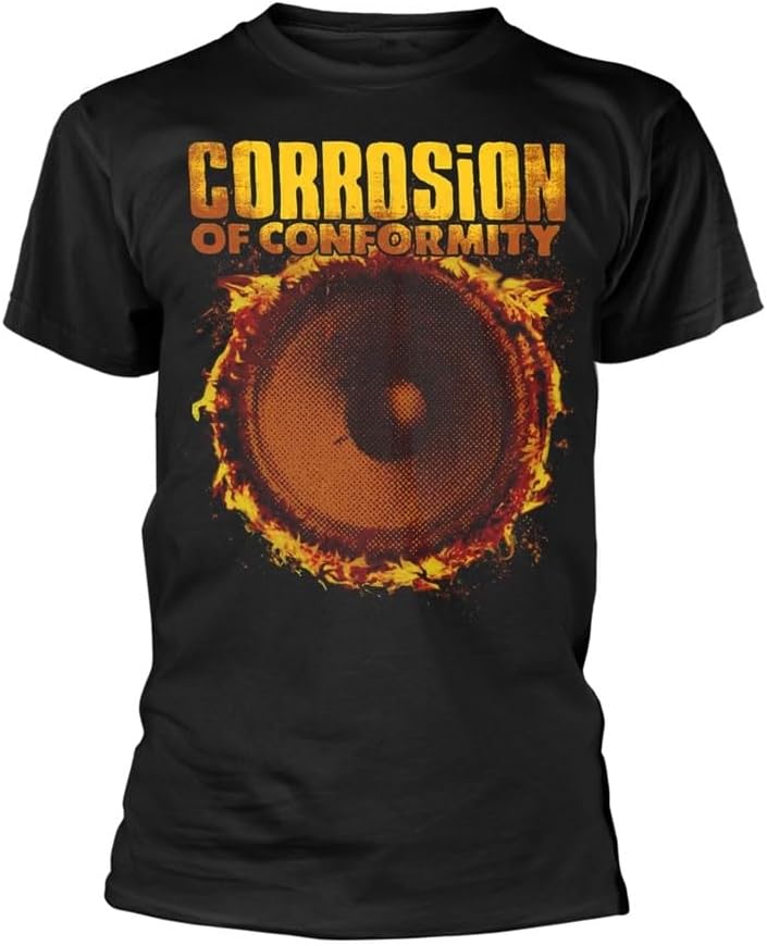 Corrosion of Conformity flaming speaker graphic T-shirt L