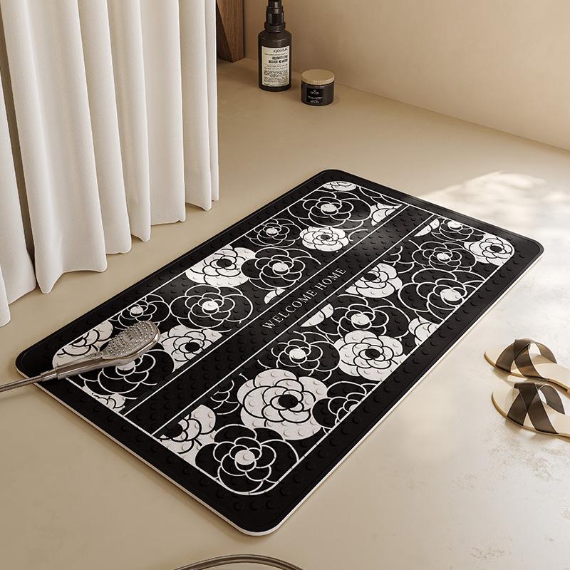 

Modern Simple Shower Room Non-slip Floor Mat Bathroom Children s Bathing Anti-fall Mat Bathroom Suction Cup Bathtub Foot Mat 40*70cm