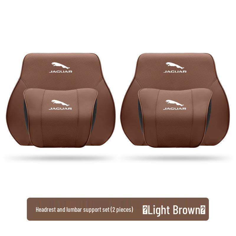 Compatible with Jaguar XEL, XFL, E-PACE, XE, XF, XJ headrests and neck pillows, interior trim accessories.