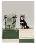 Wakytu British Pet Double Shoulder Backpack for Small & Medium Dogs - Large Capacity Outdoor Mountaineering Bag