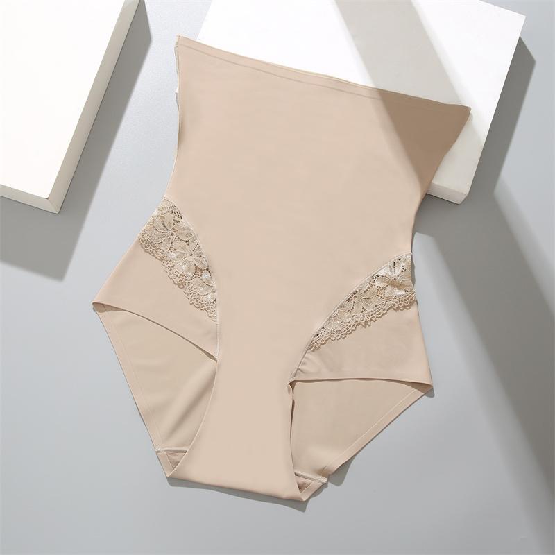 Nahtlose Frauen Hohe Taille Bodysuit Shapewear Spitze Aushöhlen Shaping Höschen Atmungsaktiv Starke Bauch Abnehmen Panty 2024