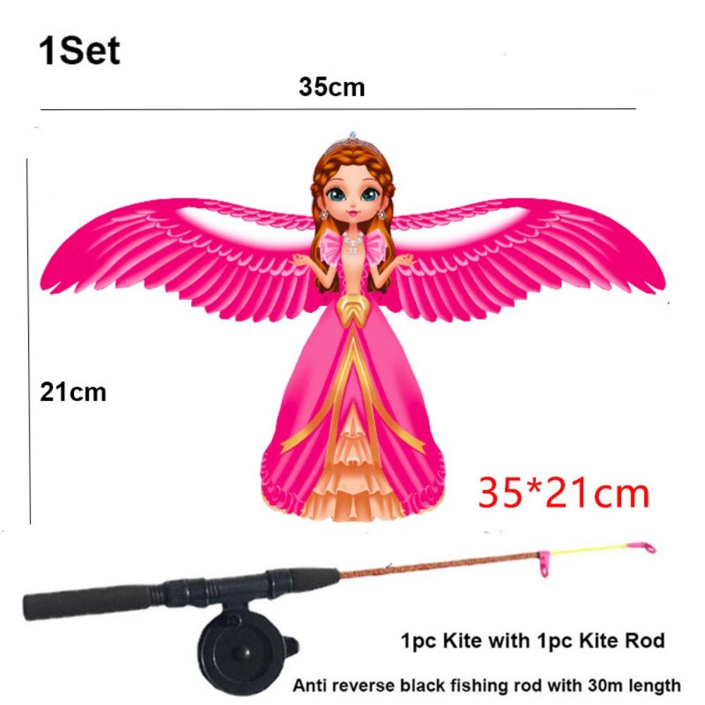 DIY Toy Large Eagle Kites with 30 Meter Kite Line Flying Bird Kites Garden Outdoor Sports