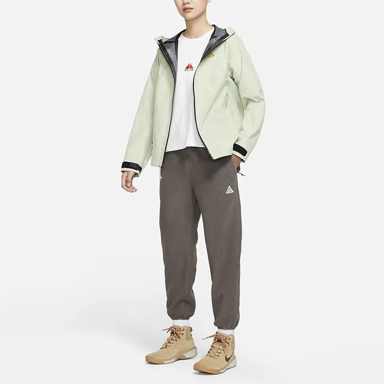 Nike ACG Logo Print Casual Jogger Knit Pants Women Bottoms Ironstone CV0615-004