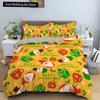 Merry Christmas King Queen Duvet Cover XMAS Bedding Set for Kid Santa Claus Quilt Cover Cartoon 2/3pcs Polyester Comforter Cover