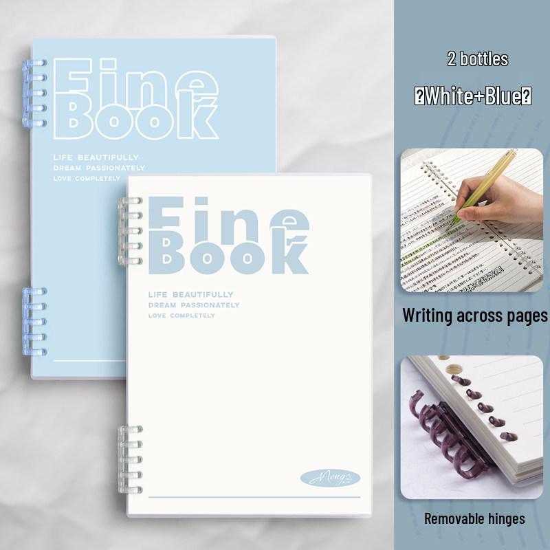 Morandi Farben Notizbuch mit abnehmbarer Spiralbindung - B5, A4, A5 - Schülerfreundlich, Hochwertiges Lochblatt-Design