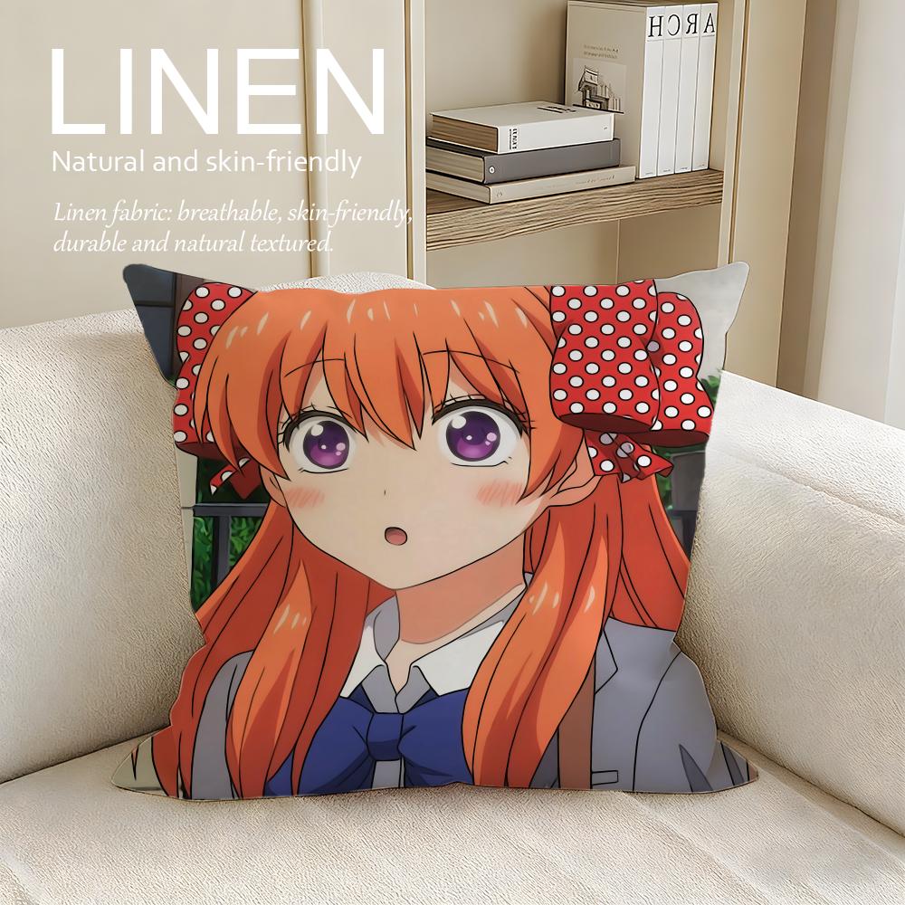 Romance Monthly Girls Nozakikun Housse de Coussin Taie d'oreiller Ensemble Pièces x x Respirant Lavable Housse de Coussin de Canapé