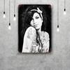 Amy whinehouse Klassiek Poster Roestig Metalen Plaat Retro Decoratief Bord Bar Man Cave Garage Club Metalen Bord Wanddecoratie