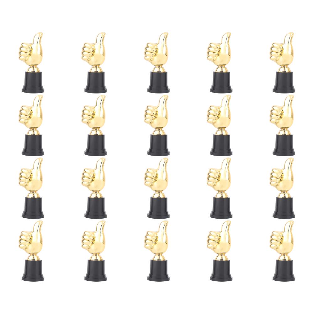 10/20Pcs 5 Inch Thumbs Up Trophy Competition Winner Prize Mini Victory Trophies Award Prizes For Children Party Favors Gifts