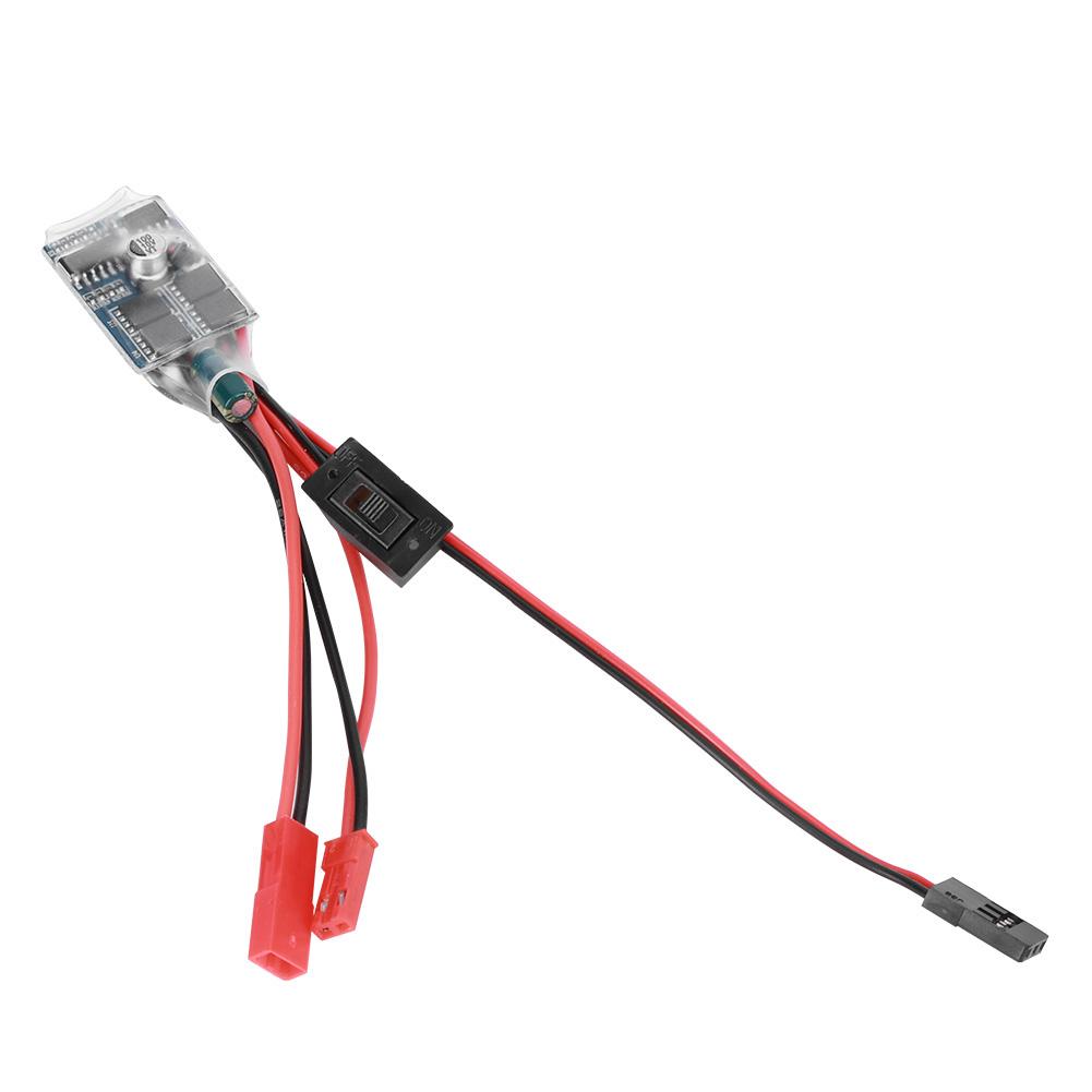 30A Two‑Way Brushed Electric Speed Controller ESC Fit for WPL C14 Celsius C24 Celsius B14 Celsius B24 Celsius B16 Celsius B36 RC Car(Black )