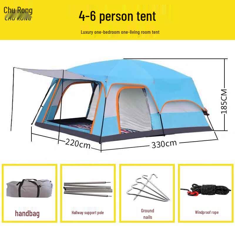 Churing 2-Room Family Camping Tent