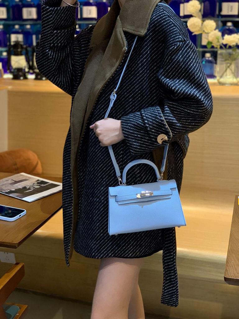 2025 Mini Kelly Tasche: Hochwertige Damen-Frühlings-/Sommer-Schulter-, Crossbody- und Handtasche der zweiten Generation