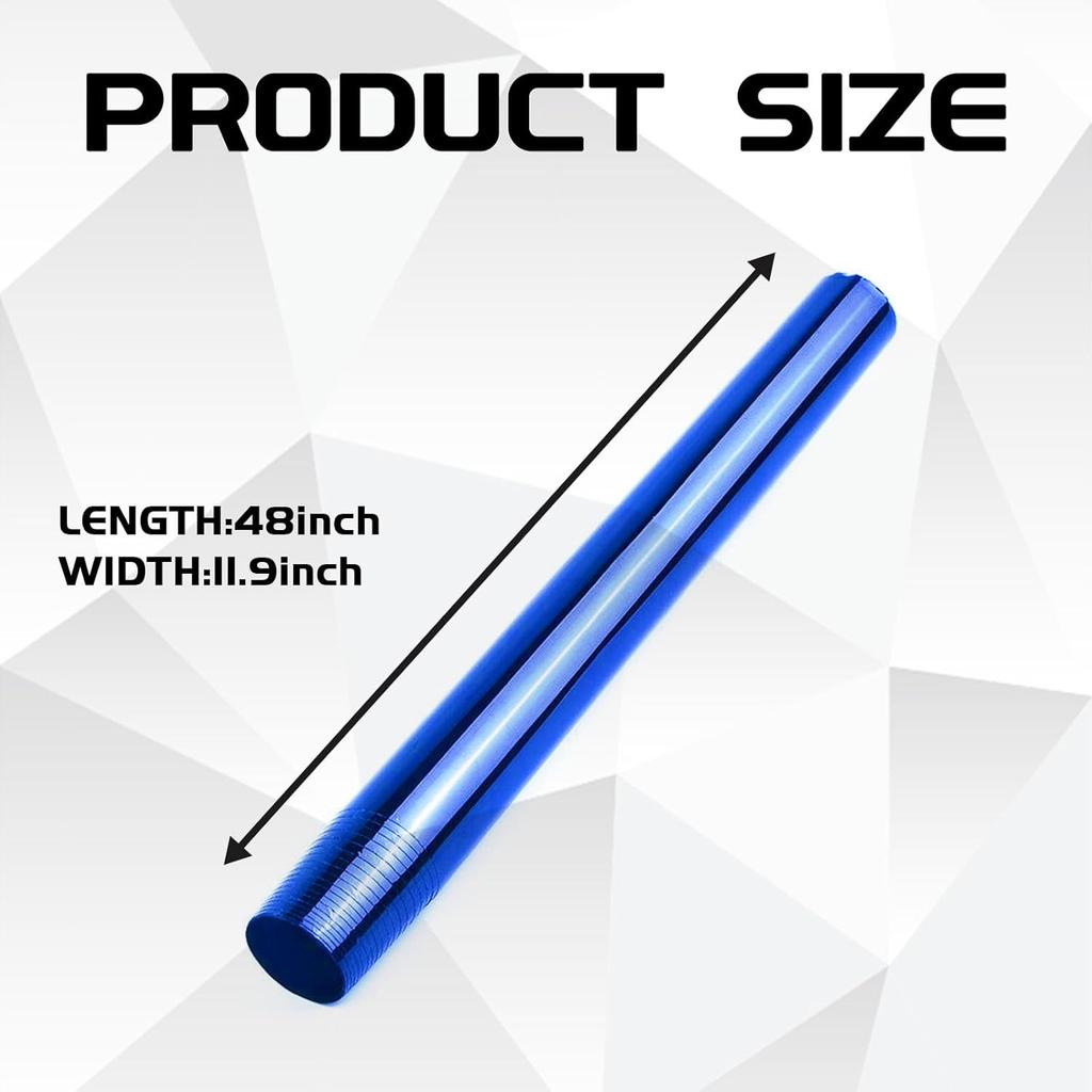 Car Taillight Headlight Fog Light Light Self-Adhesive Tint Film, 12×48 Inches Vinyl Protector Color Shiny Sticker Film, Auto Modification Cover For
