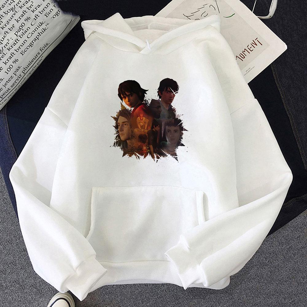 Life Is Strange 2 Bluza z kapturem w stylu kreskówkowym Długi rękaw Retro Prostota Bluza Aldult Odzież polarowa Damska/męska Bluzy Swetry