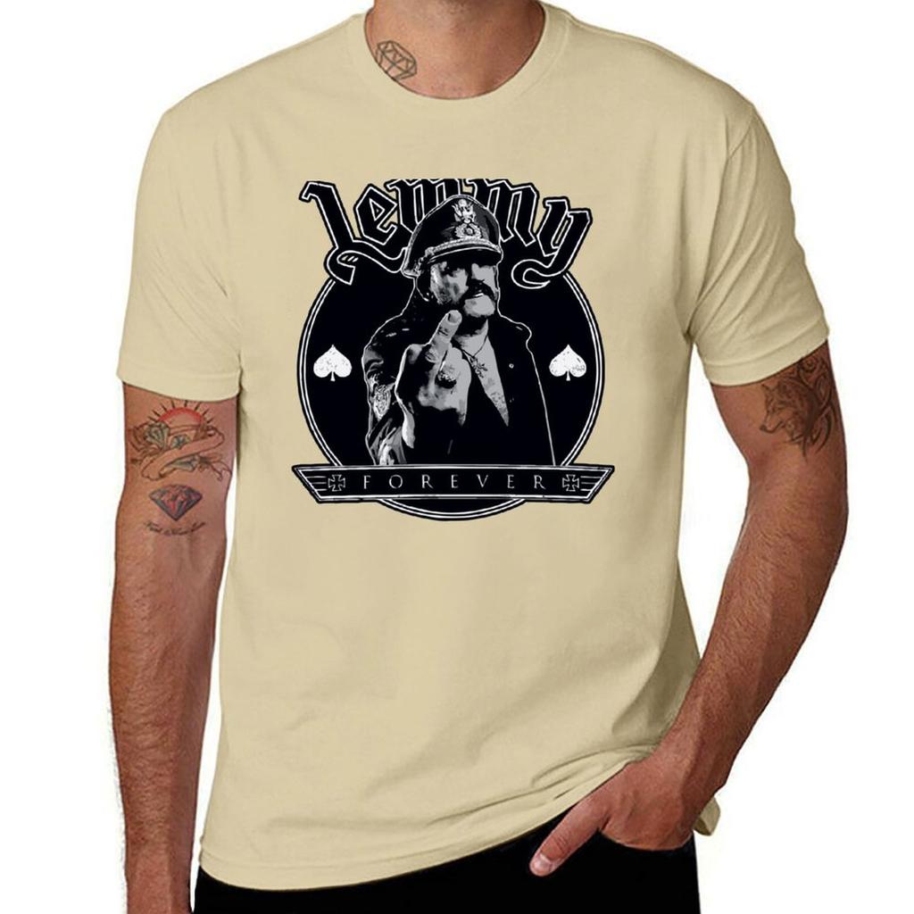 Lemmy Forever T-Shirt Graphics Anime Clothes Plus Size Tops Mens Vintage T Shirts