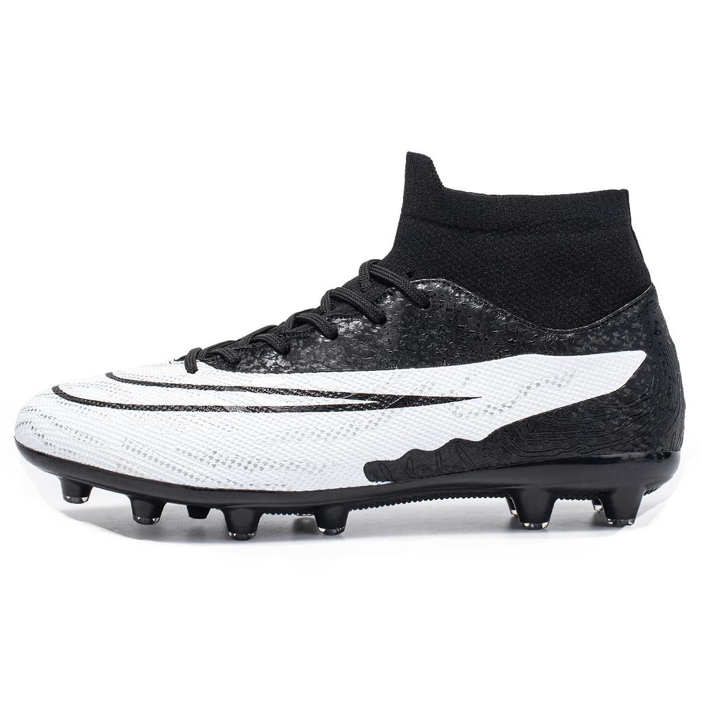 Large Size High-Top Football Shoes, Youth New Grass Actual Combat Non-Slip And Wear-Resistant Competition Training Football Shoes
