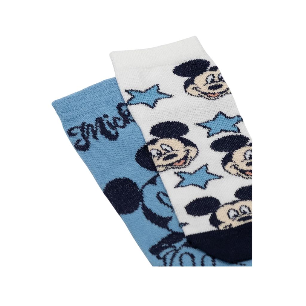 Disney Boys Mickey Mouse Calf Socks (Pack of 5)