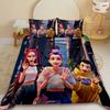 K-pop Duvet Cover Set D-Demon H-Hunters Bedding Set Comforter Cover Twin Queen King with Pillocase Bedroom Decor Gifts