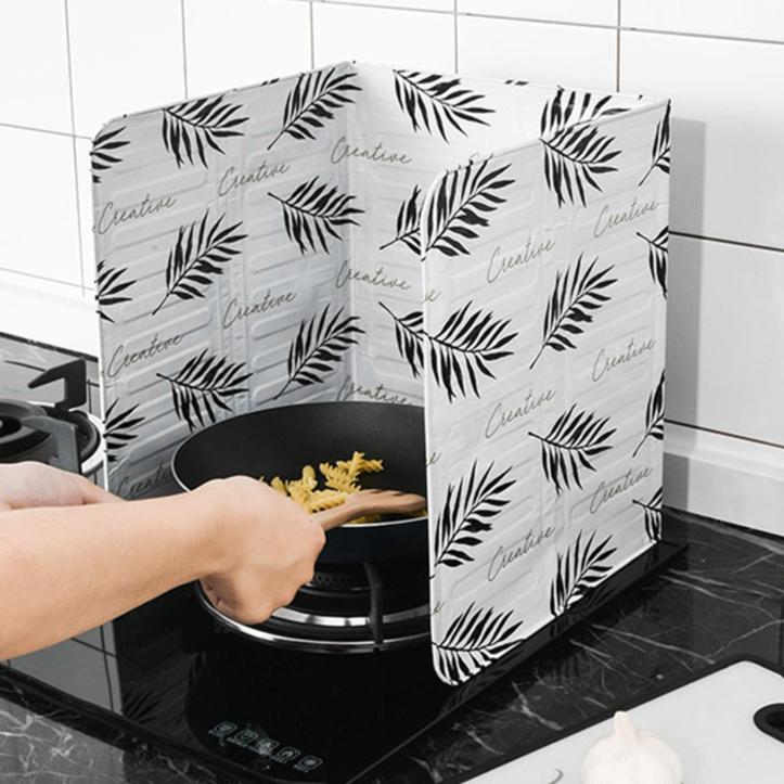 Bucătărie Gătit Prăjire Ulei Ecran Capac Camping Pliabil Paravan Pliabil Sobe De gătit pe gaz Parbriz Anti stropire Protecție