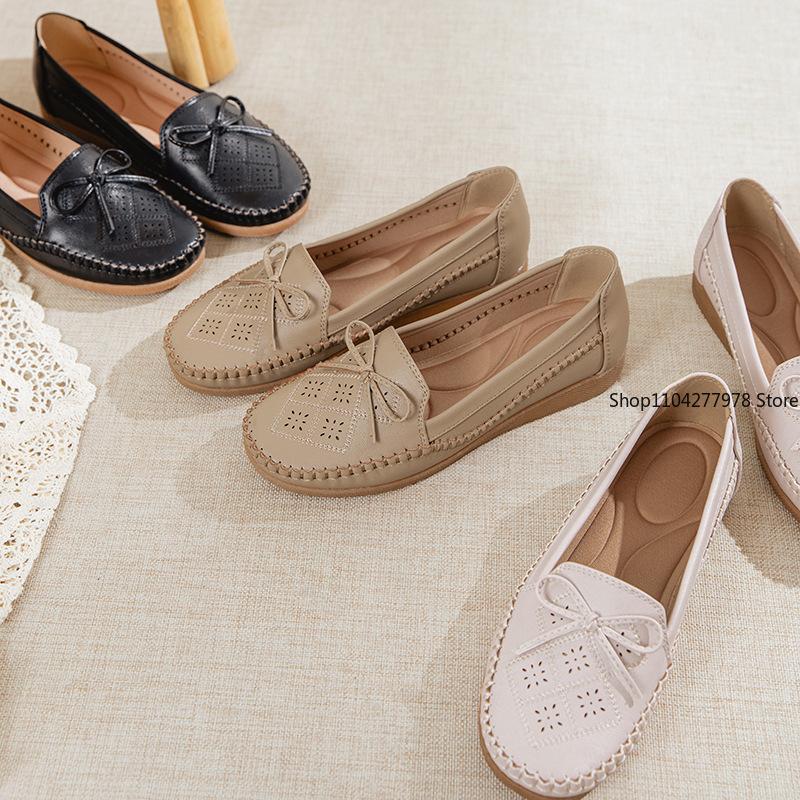 Fashion Pu Leather Dress Shoes Elegant Low Heeled Women's Shoes Fashion Light Cut Square Party Elegant Fashionable Single Shoes