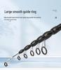 Ultra-light Telescopic Rod with Large Guide Ring & Sliding Float for Long Cast Lures