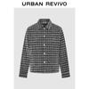 UR Men's Plaid Lapel Casual Jacket
