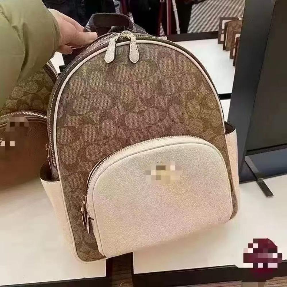 Nová kolekce Evropská a Americká Móda Retro Univerzální Batoh s Dvojitým Zipem Batoh s Velkou Kapacitou