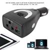 75W DC12V to AC 220V Car Power Inverter Converter USB Charger Adapter