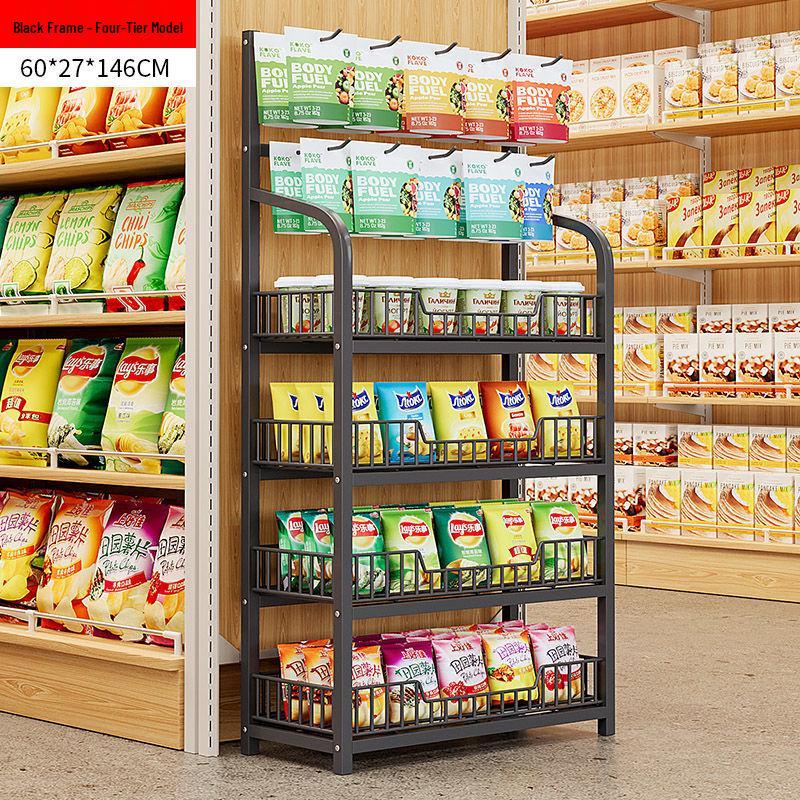 Multi-layer Snack & Drink Display Stand for Checkout Counters and Toy Shelves