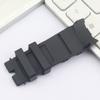 1 Pair 26Mm Rubber Black Watch Band Strap For Invicta