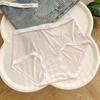Ice silk seamless underwear women's summer thin women's mid-waist nude shorts quick-drying breathable thin briefs head