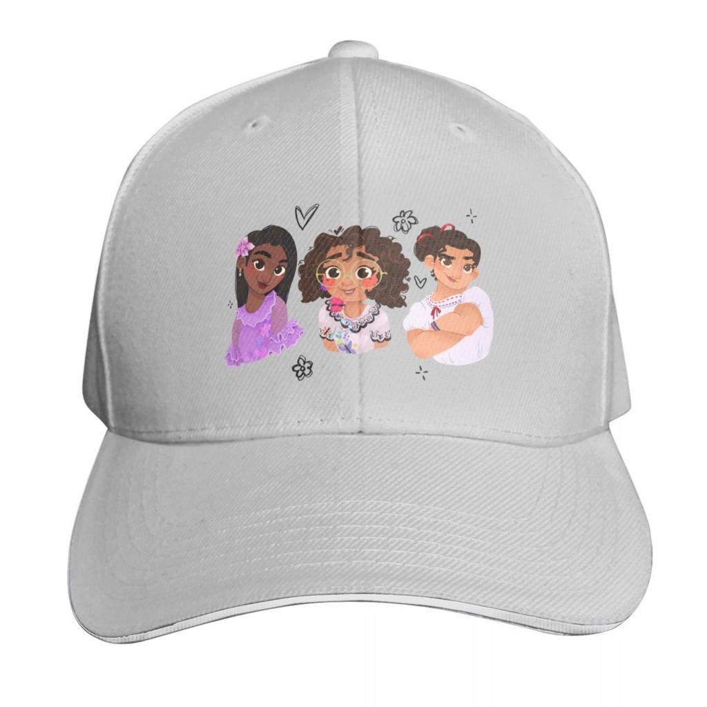 Three Enchanted Sisters Mirabel Luisa Isabella Baseball Cap Hood Luxury Unisex Hat Foam Party Hat Unisex Golf Wear Womens