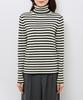 ROPE PICNIC Rib Turtle Knit F Anti-Pilling Pullover/Easy Care, Off-White (17)